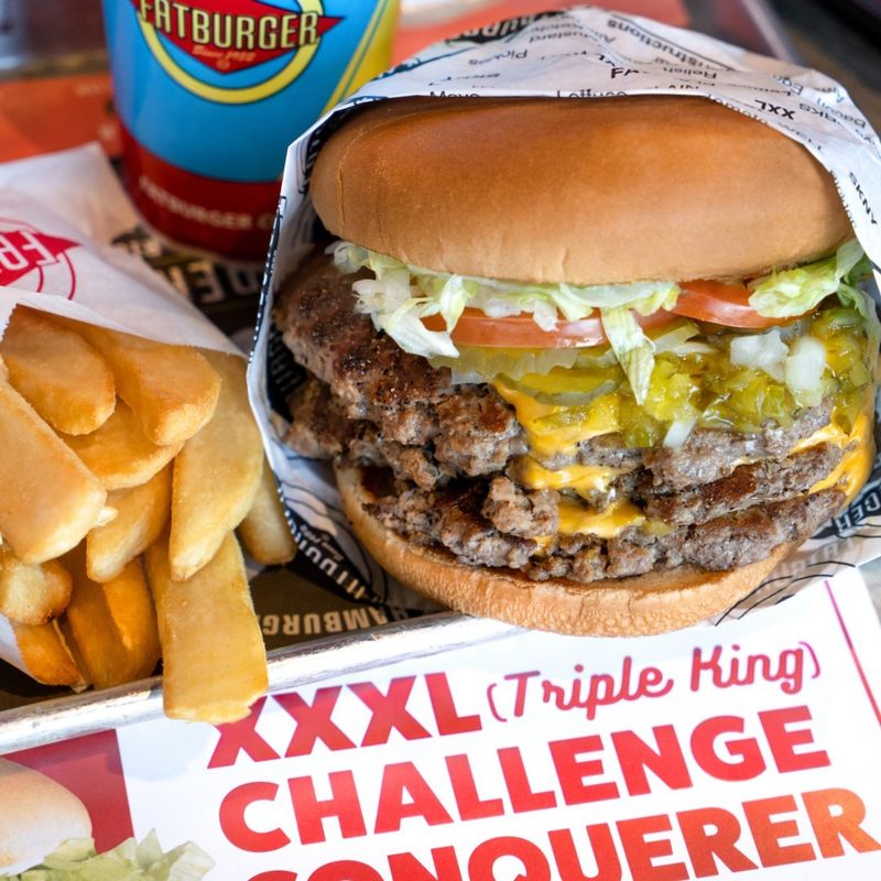 Expensive: Fatburger XXXL Triple Kingburger