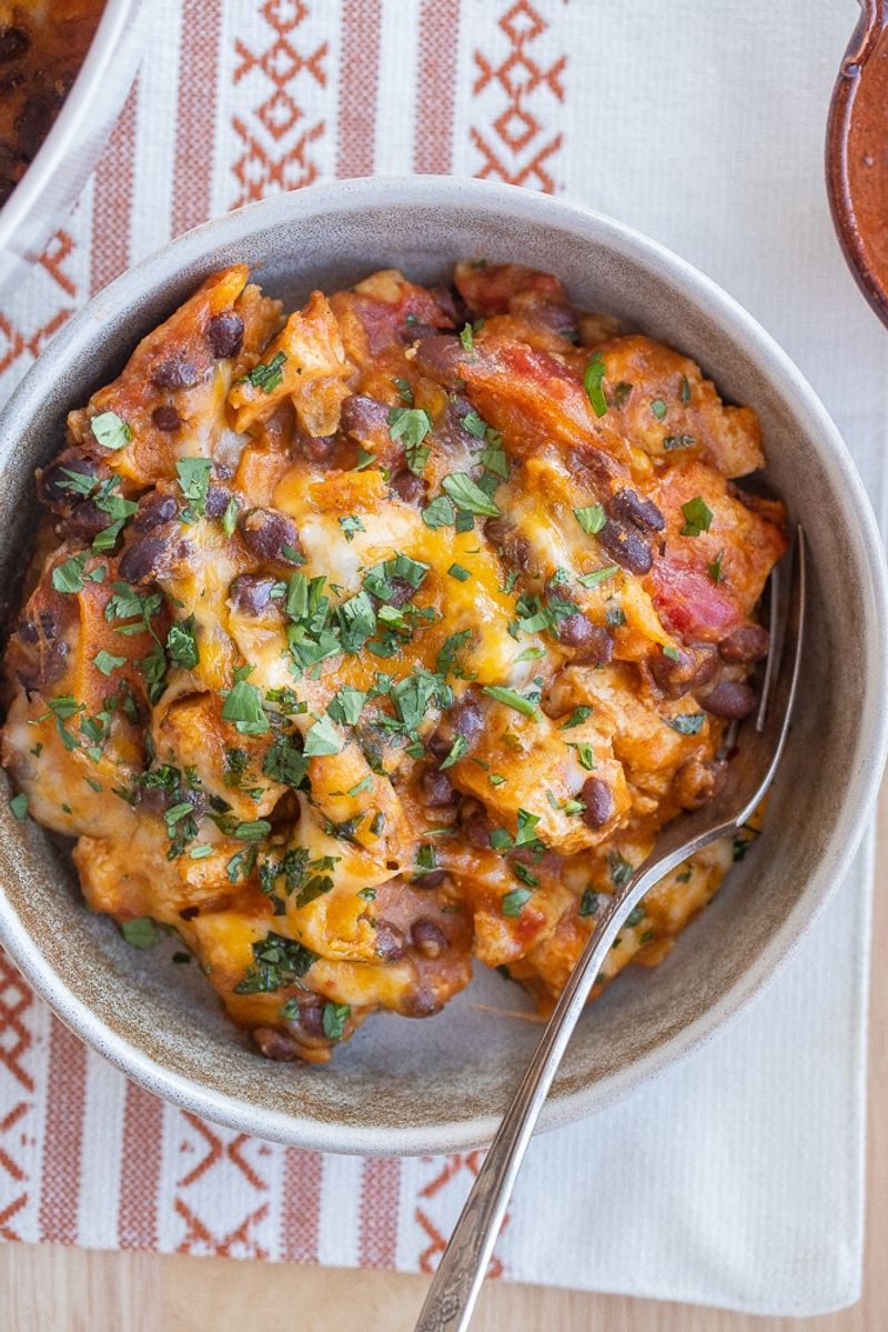 High-Protein Enchilada Skillet