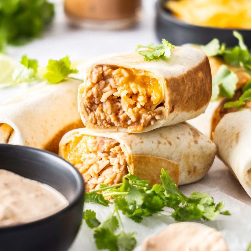 Oversized Burritos Loaded with Rice