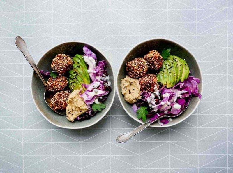 Falafel & Quinoa Bowls