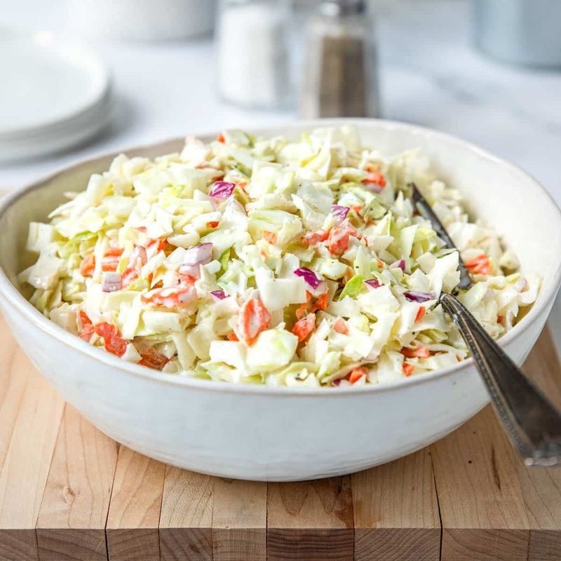 Farm-Fresh Raw Milk Coleslaw
