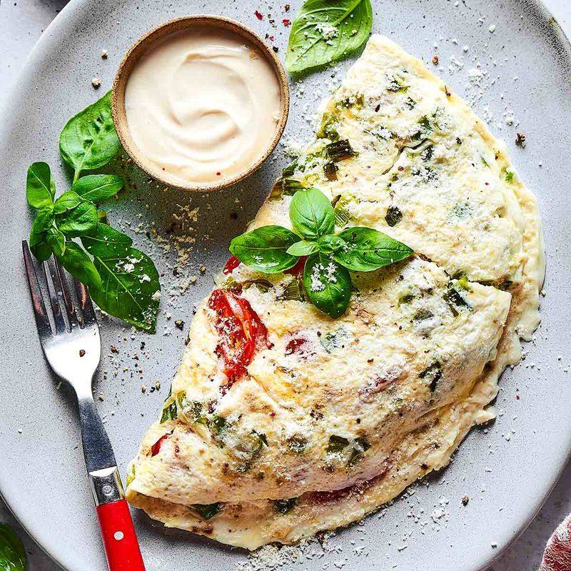 Egg White Omelets (No Yolk, No Fillings)