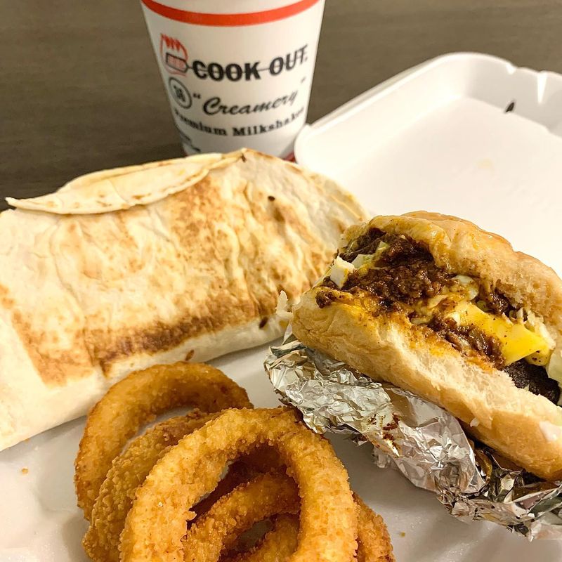 Cook Out's Big Double Burger