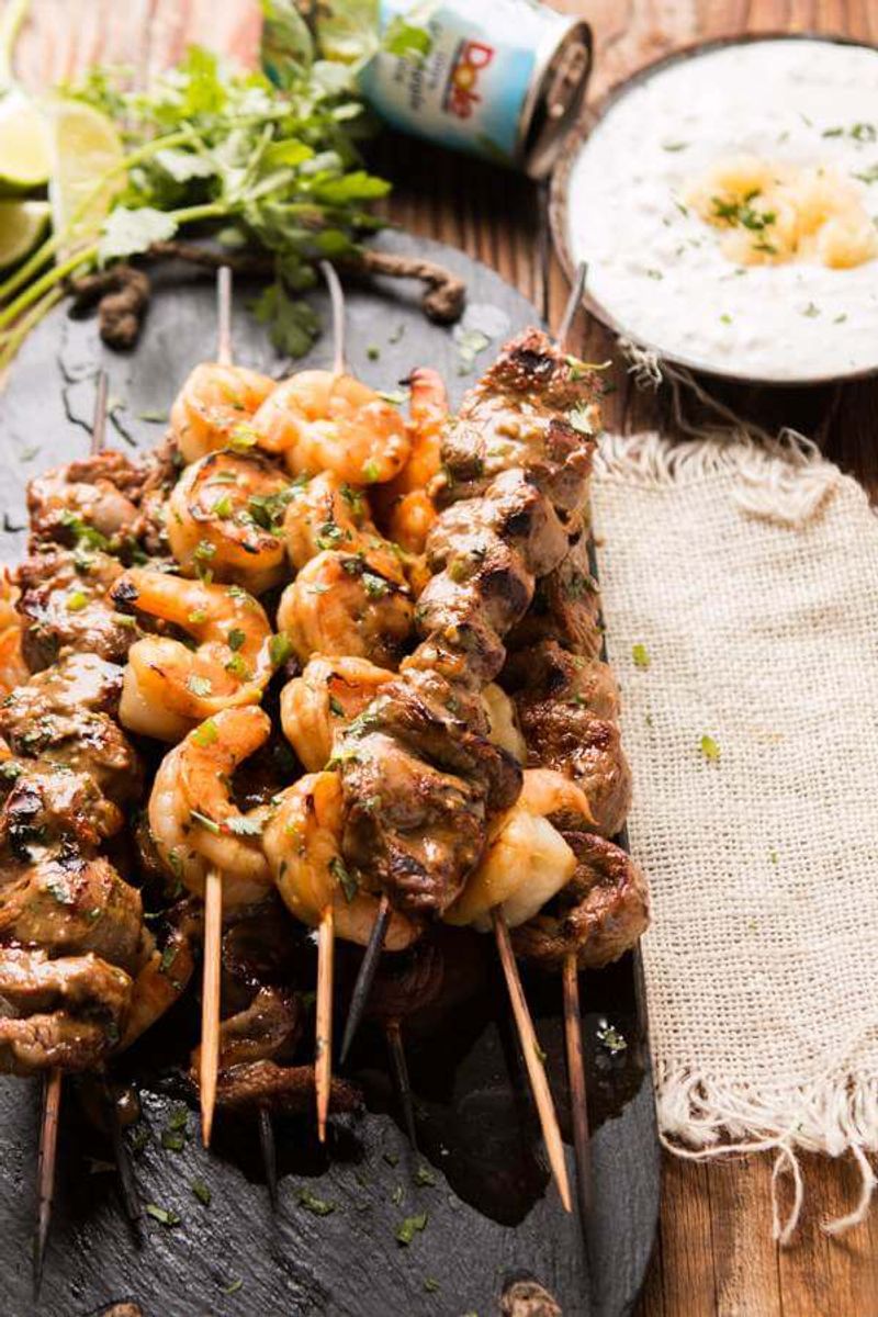 Steak & Shrimp Kabobs