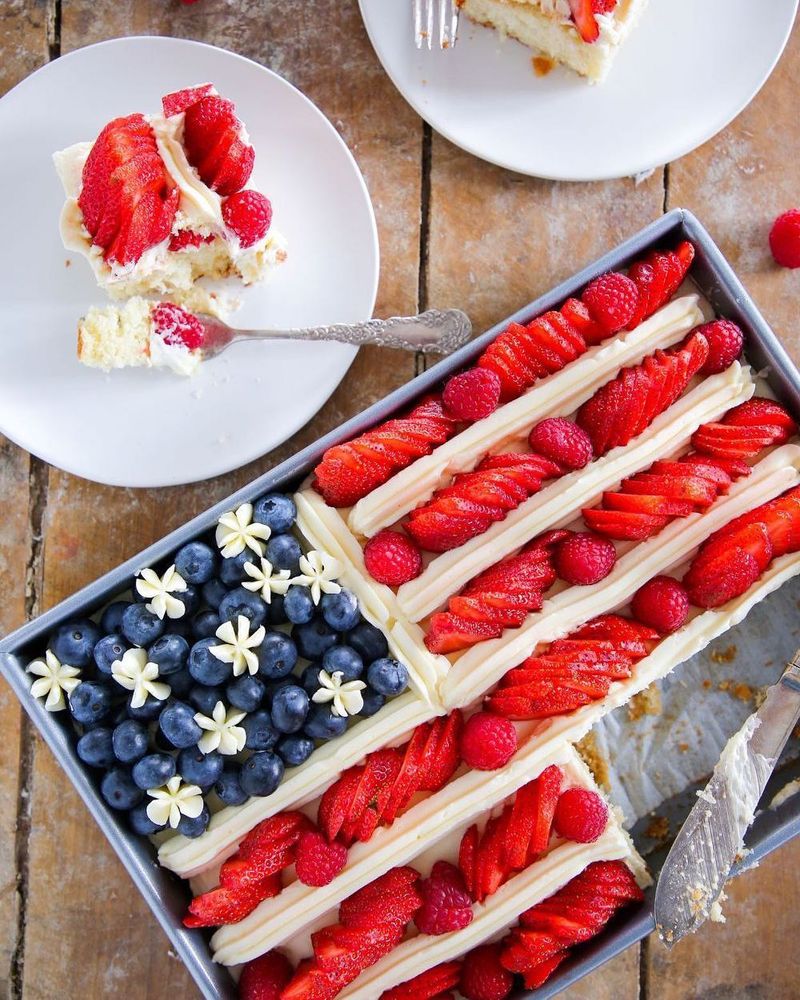 Flag Cake