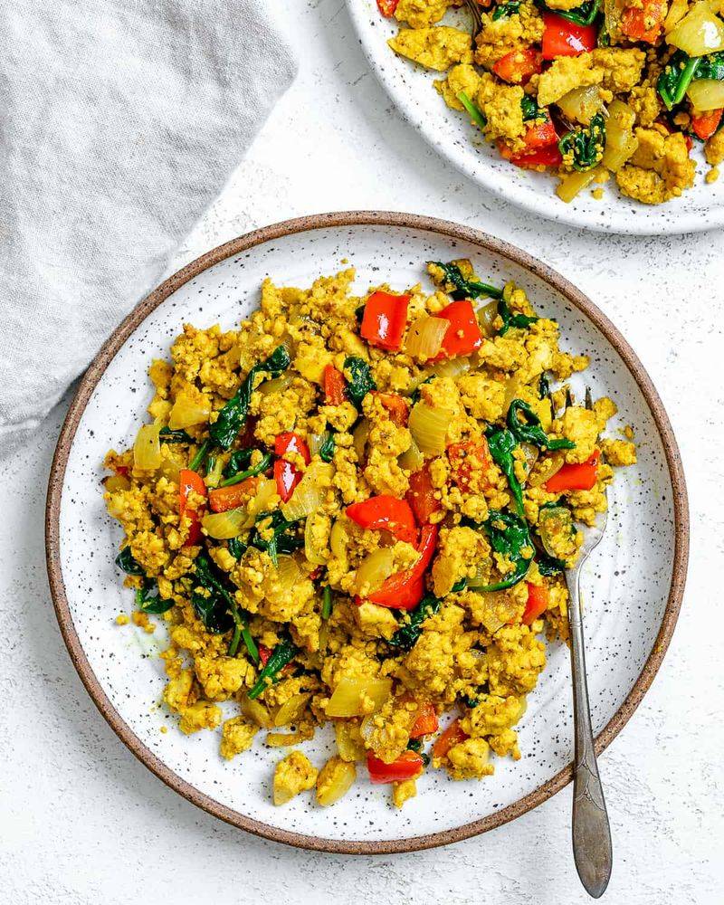 Veggie-Packed Tofu Scramble