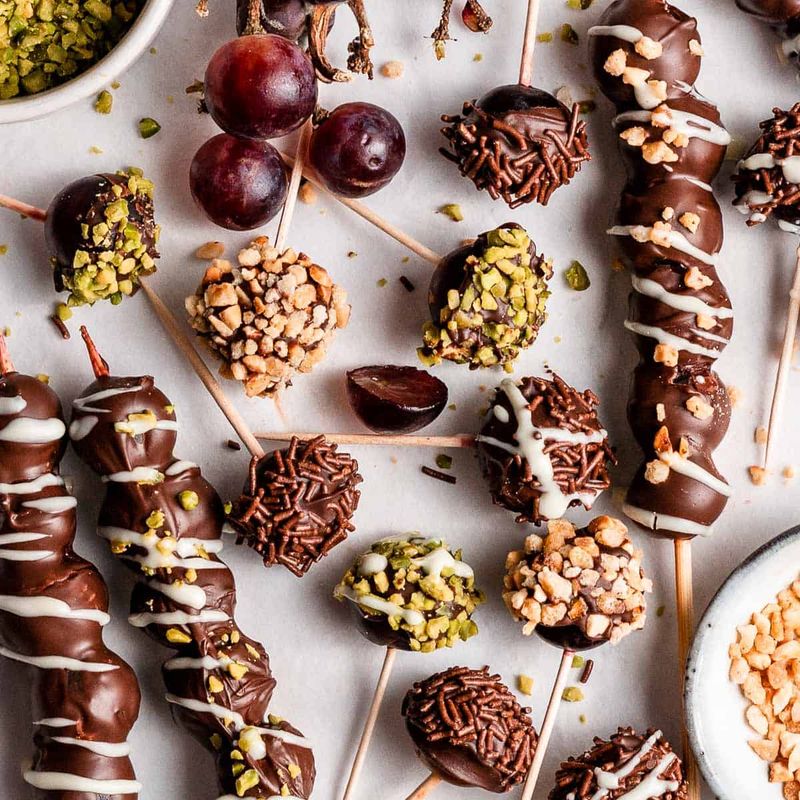 Chocolate Covered Grapes