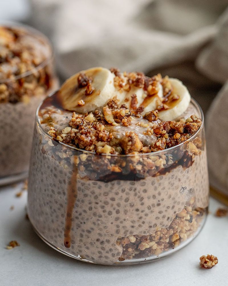 Sugary Cereals → Chia Pudding or Nut Granola