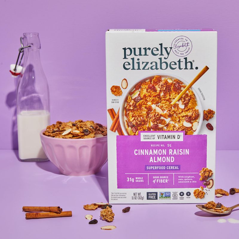 Purely Elizabeth Cinnamon Raisin Almond Cereal