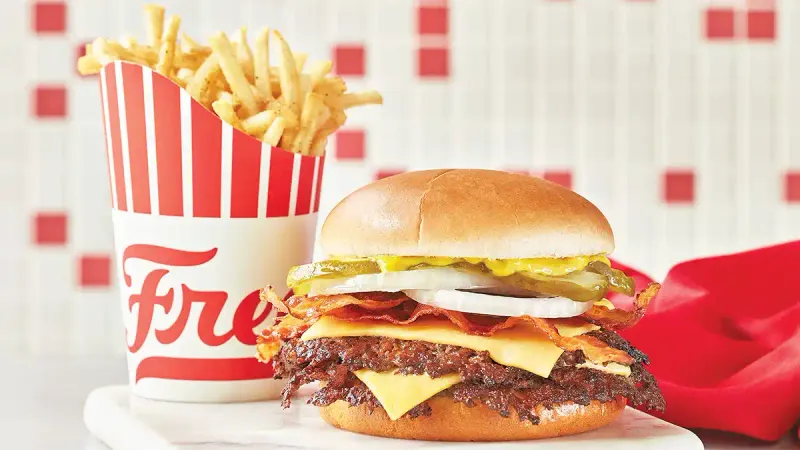 Freddy's Bacon & Cheese Double Steakburger