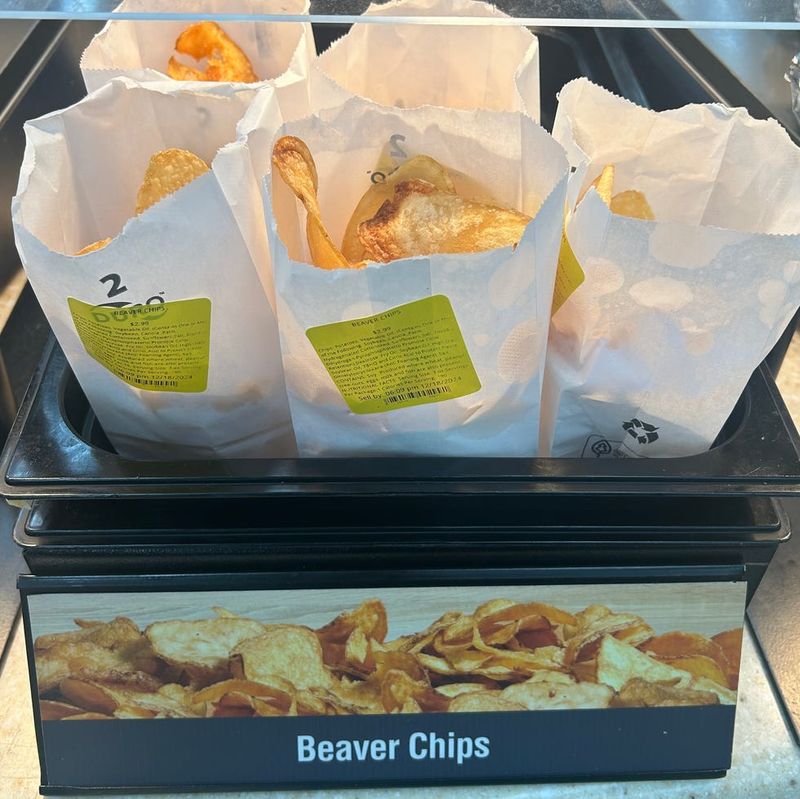Fresh-Fried Beaver Chips