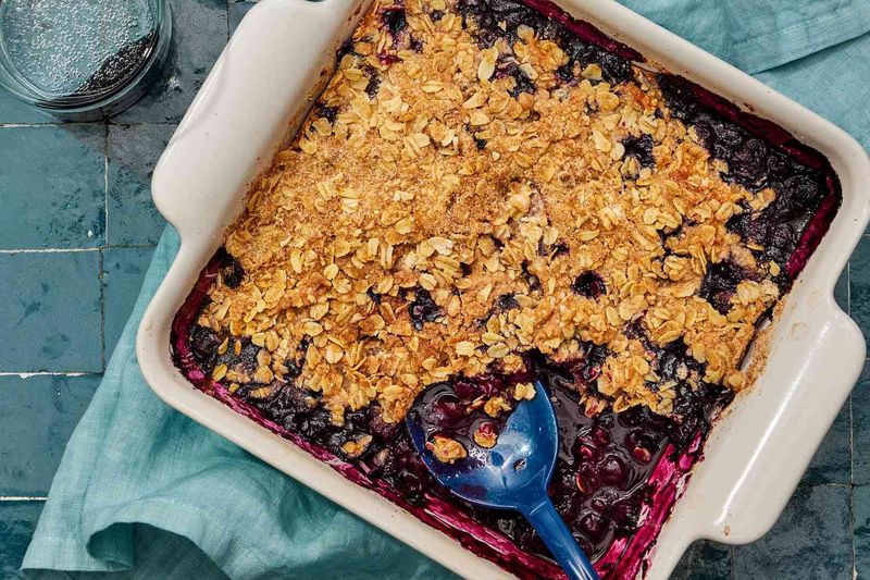 Easy Lemon-Blueberry Crisp