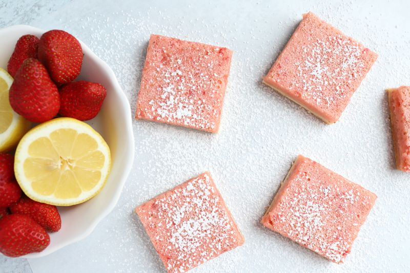 Strawberry Lemon Bars