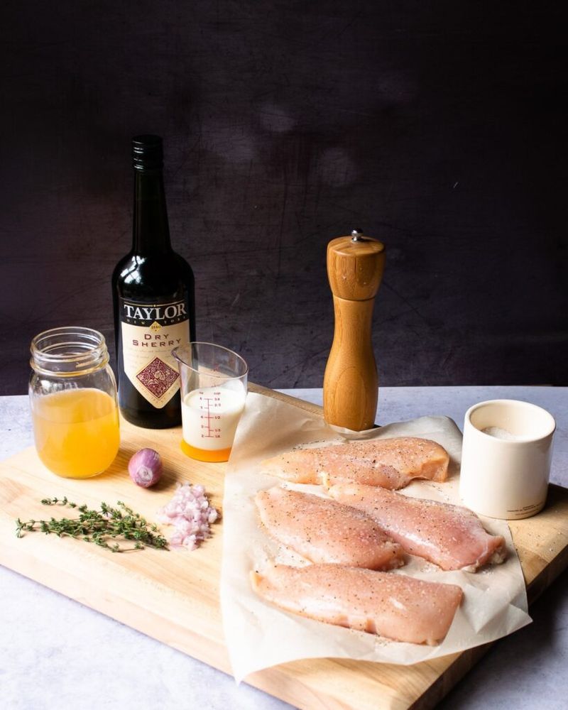 A Splash of White Wine or Sherry