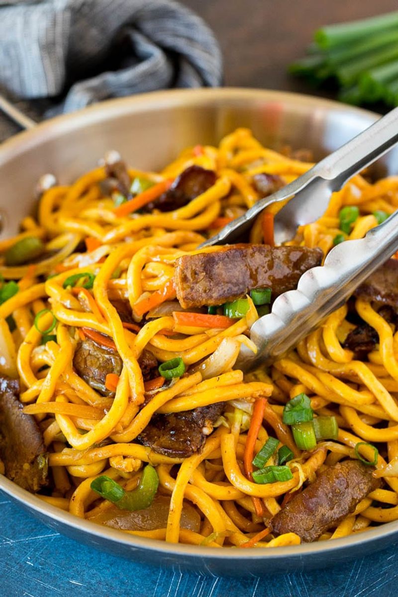 Lo Mein (Especially with Beef or Pork)