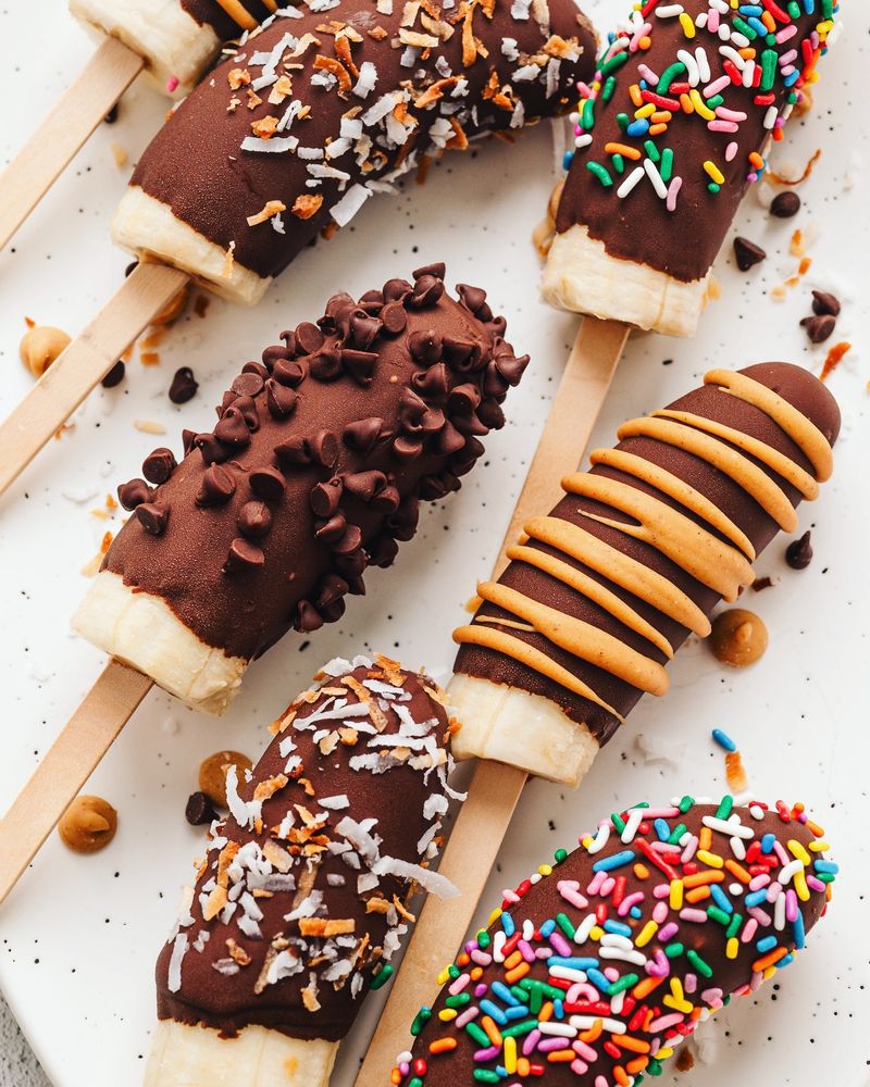 Frozen Banana Pops