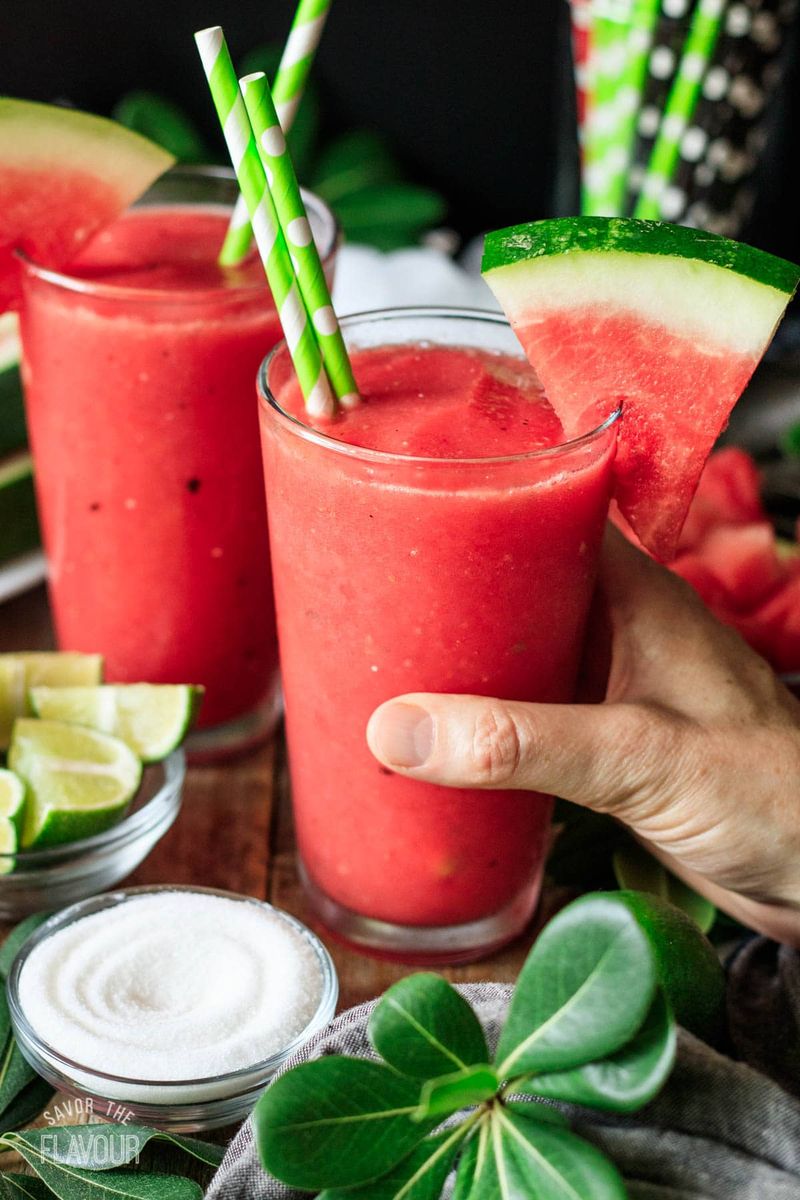 Frozen Watermelon Mocktail