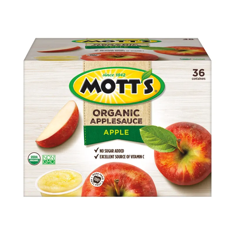 Organic Applesauce Cups
