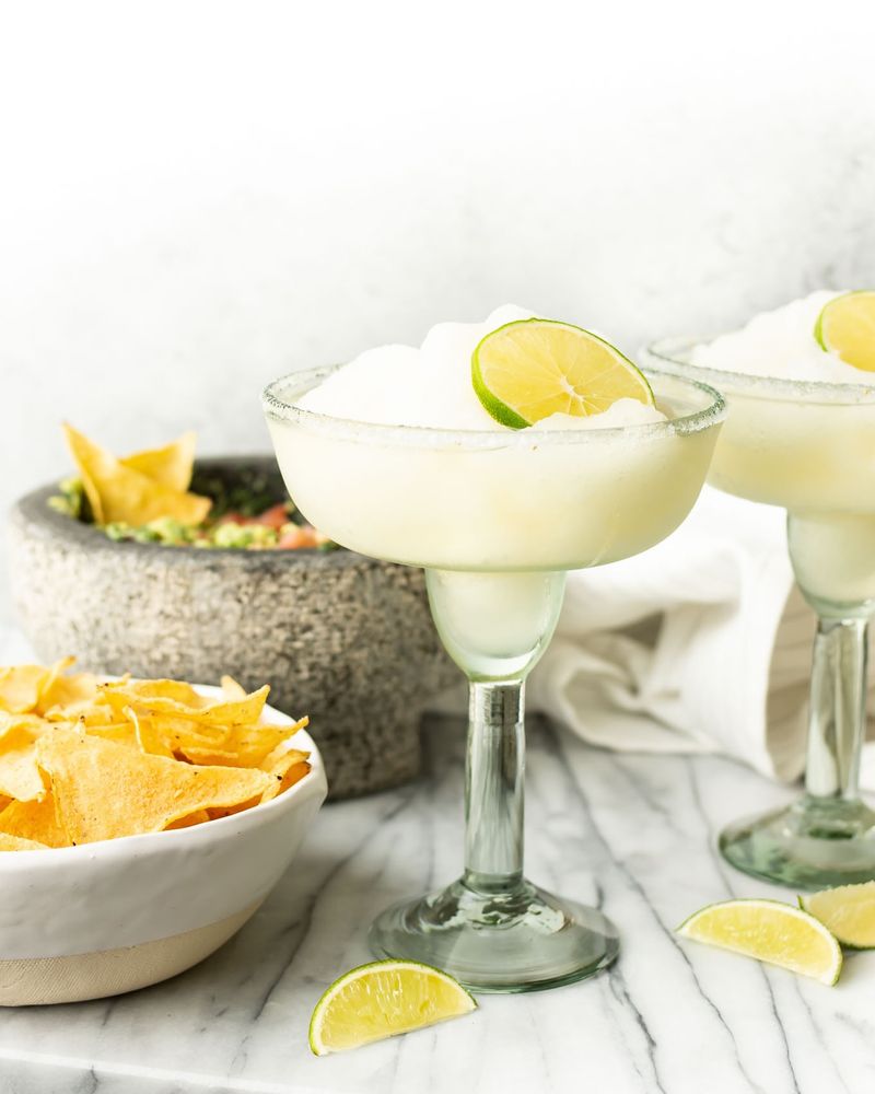 Frozen Lime Margaritas