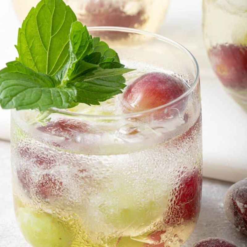 Frozen White Grape Spritzer
