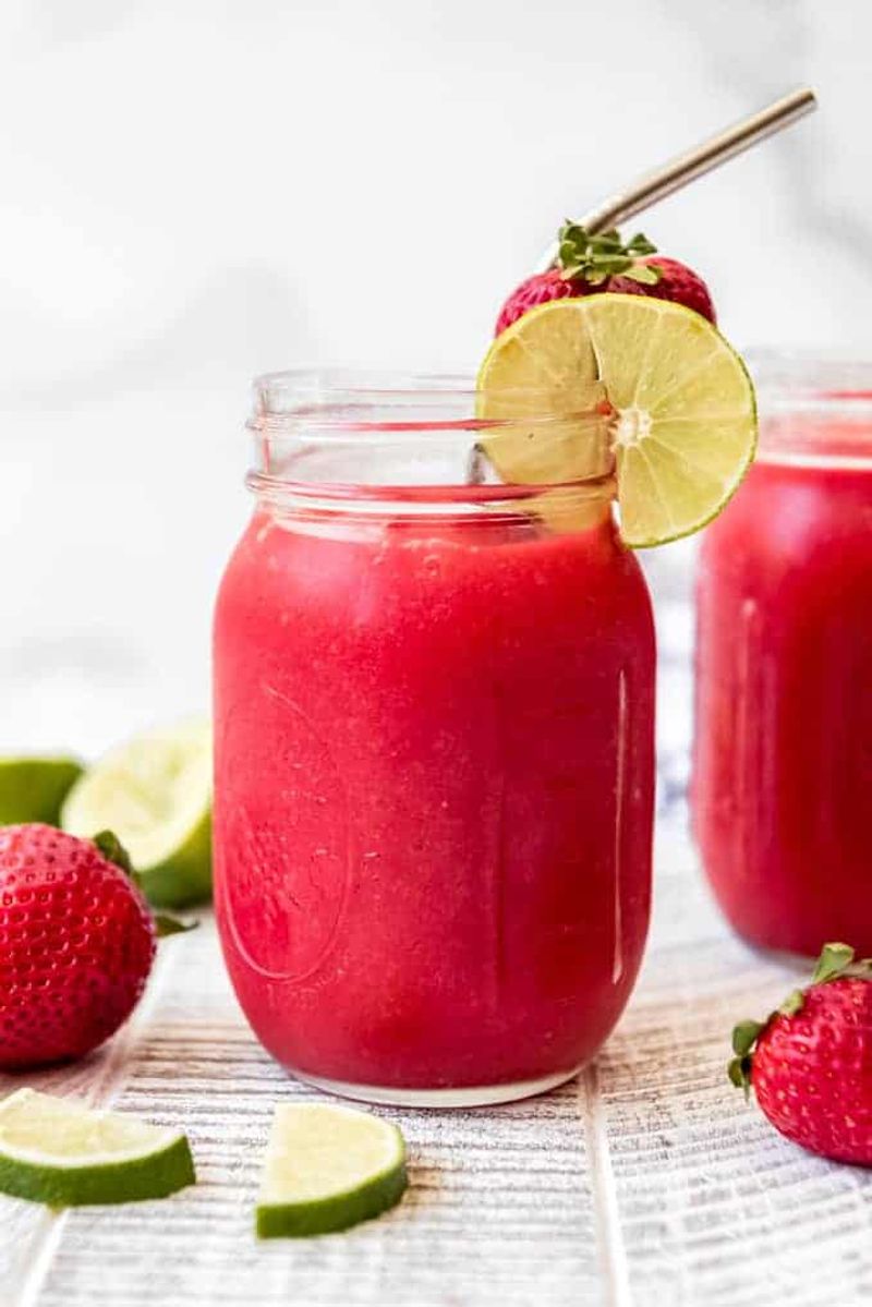 Frozen Strawberry Daiquiri Mocktail