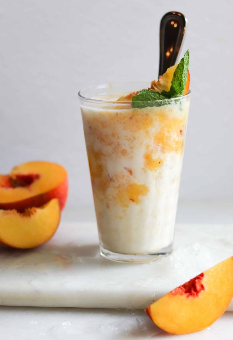 Peaches and Cream Mocktail