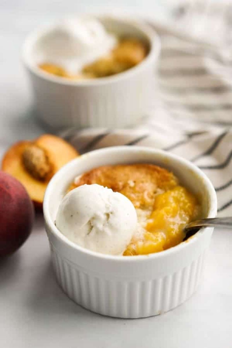 Personal Peach Cobblers