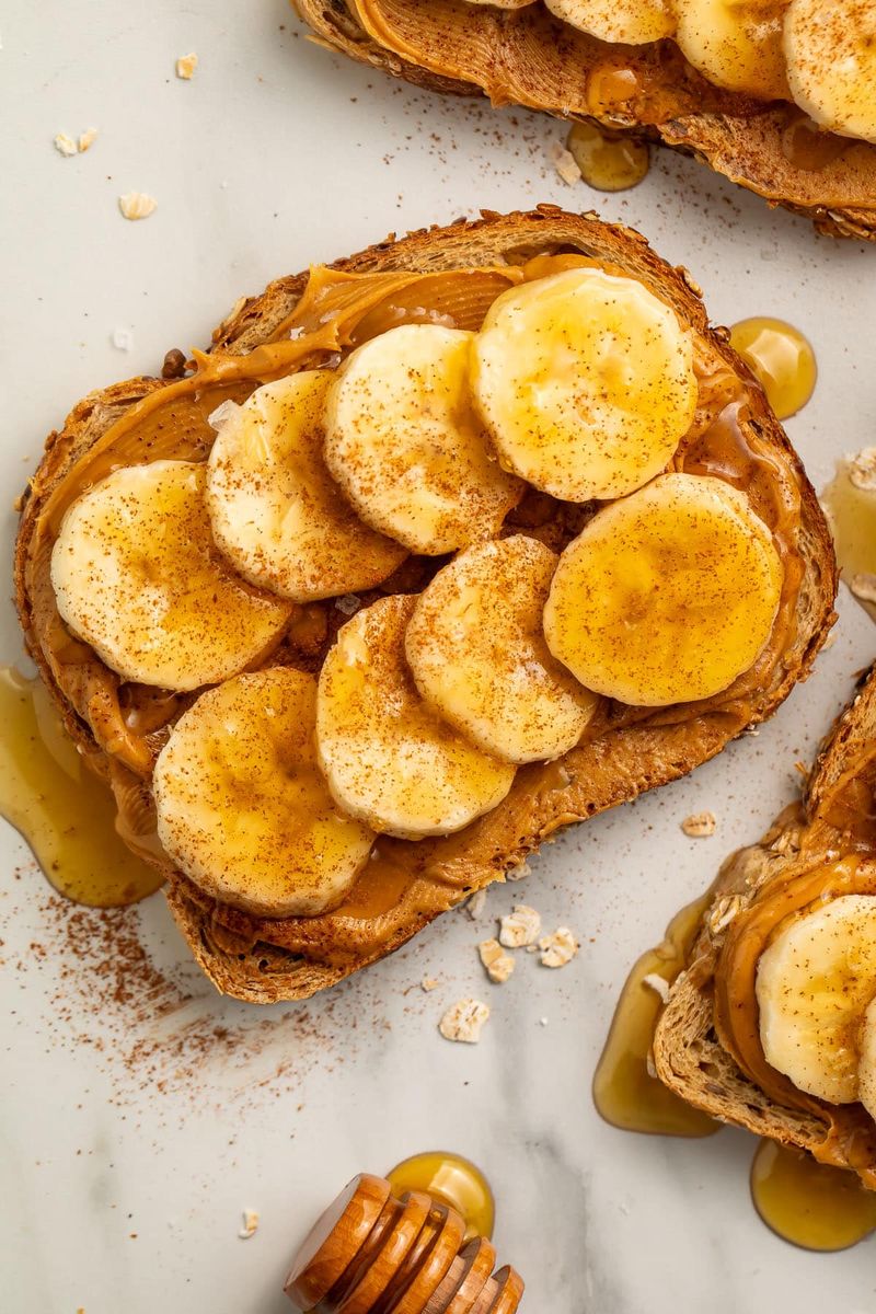 Peanut-Butter & Banana Toast