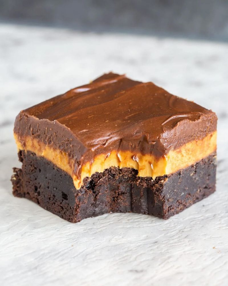 Fudgy Chocolate Peanut Butter Brownies