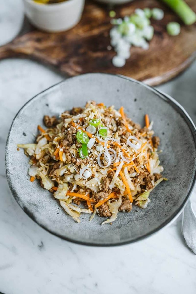 Keto Egg Roll in a Bowl