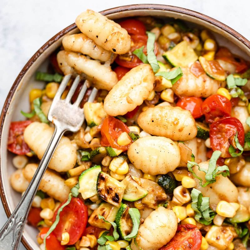 Succotash-Inspired Gnocchi