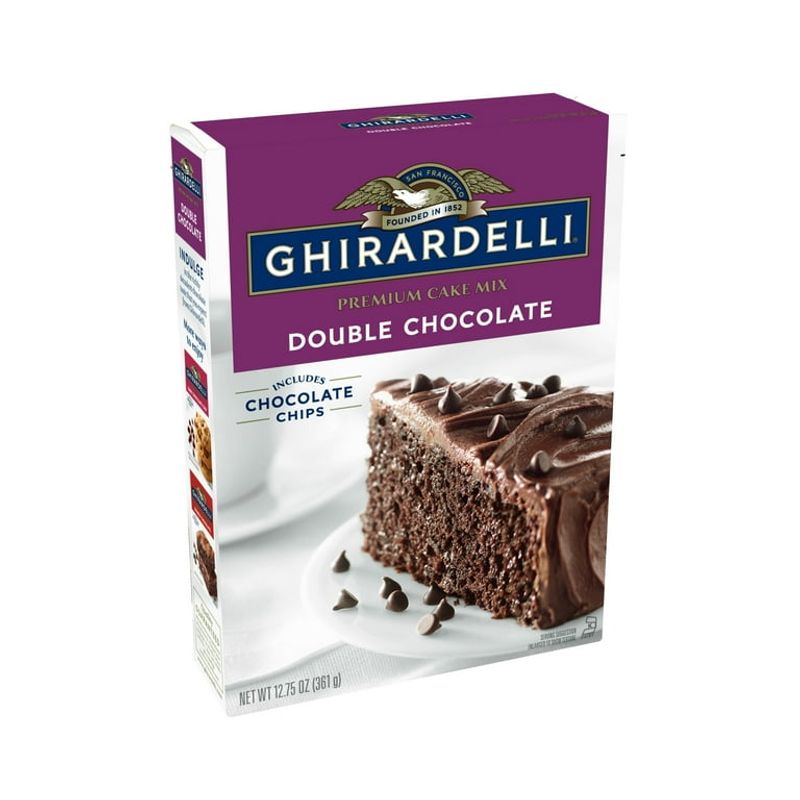 Ghirardelli Double Chocolate Premium Cake Mix