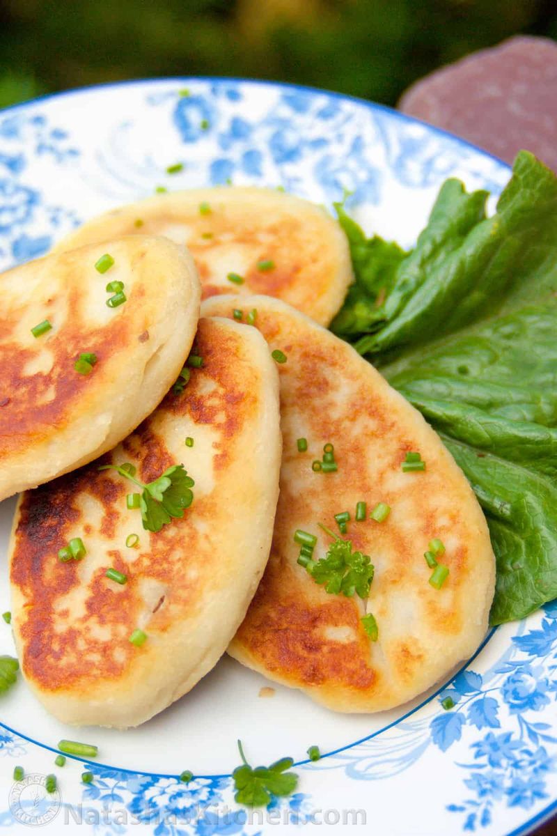 Stuffed Potato Patties with Mushroom Filling