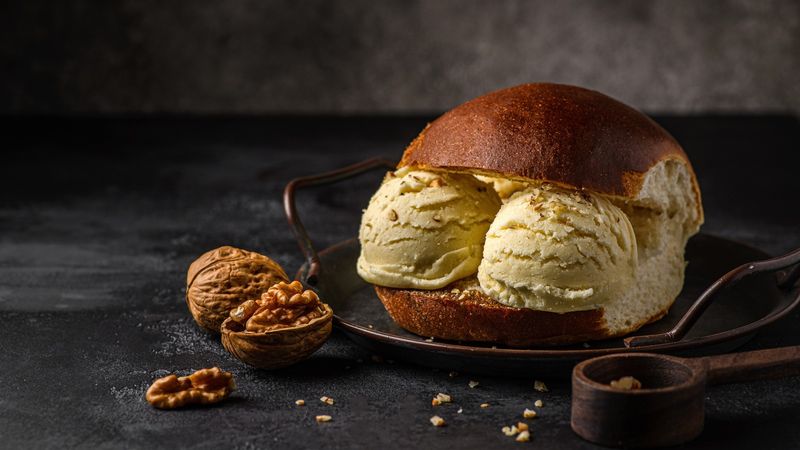 Brioche con Gelato