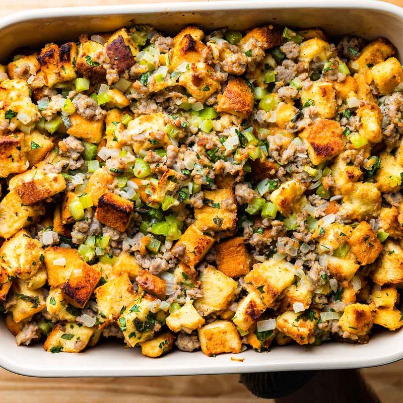 Baked Italian Sausage Stuffing