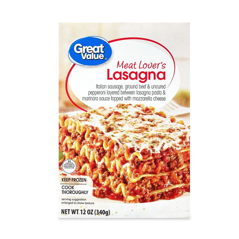 Great Value Meat Lasagna (Walmart)
