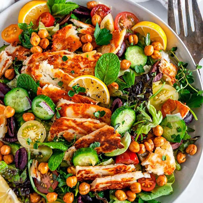 Halloumi Salad