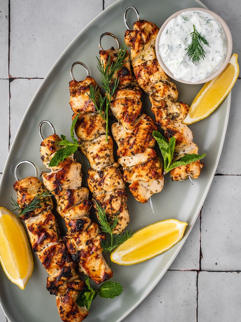 Chicken Souvlaki Skewers