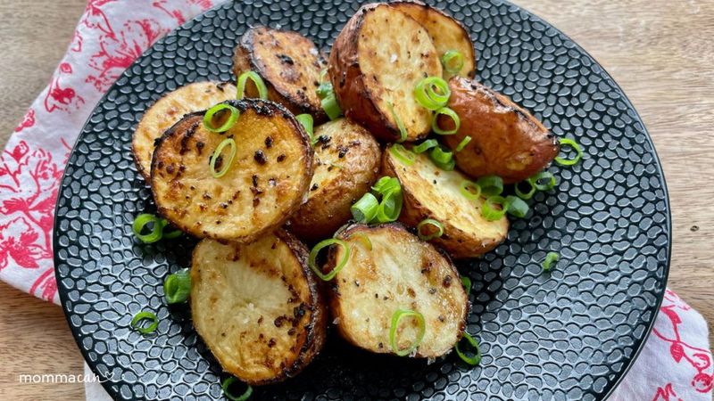 Grilled Potato Slices with Balsamic Glaze