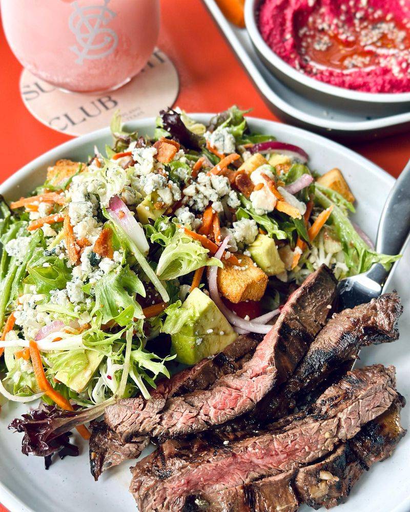 Grilled Steak and Blue Cheese Salad