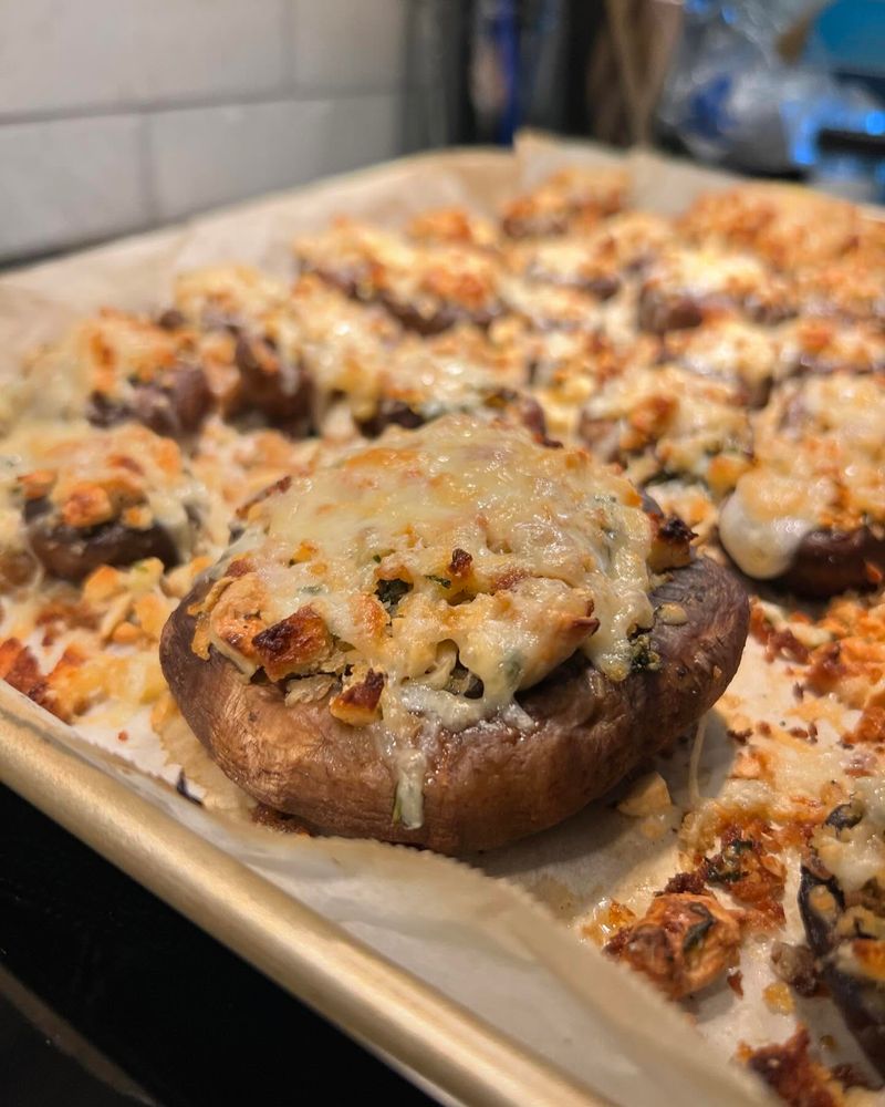 Grilled Stuffed Portobello Mushrooms