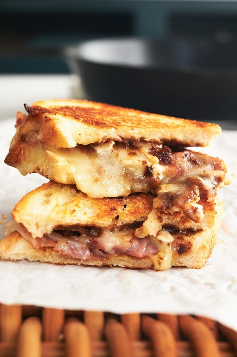 Ham, Brie & Fig Jam Panini