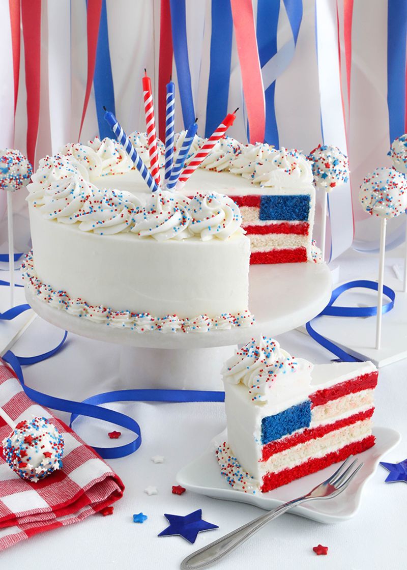 Flag Cake