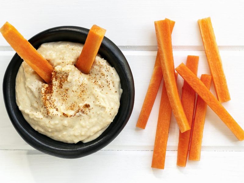 Hummus + Carrot Sticks