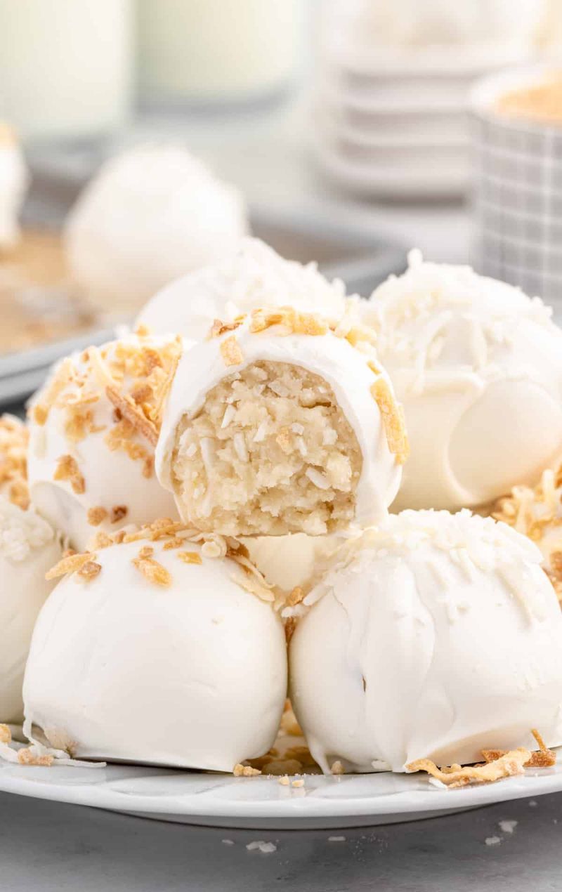 Silky No-Bake Coconut Cheesecake Bites
