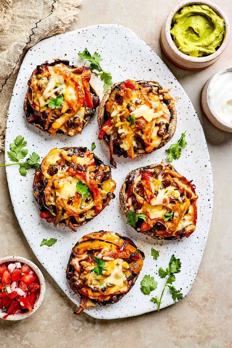 Fajita-Stuffed Mushrooms