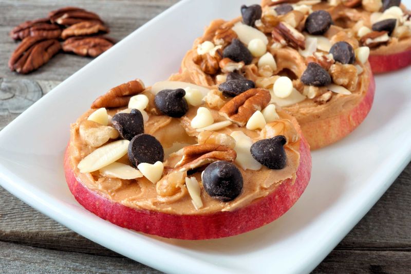Apple Slices With Almond Butter