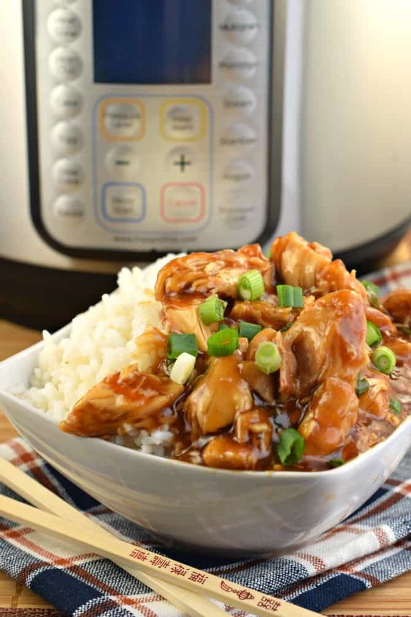 Instant Pot Bourbon Chicken