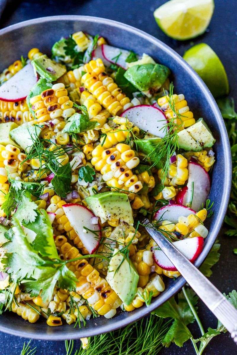 Grilled Corn Salad