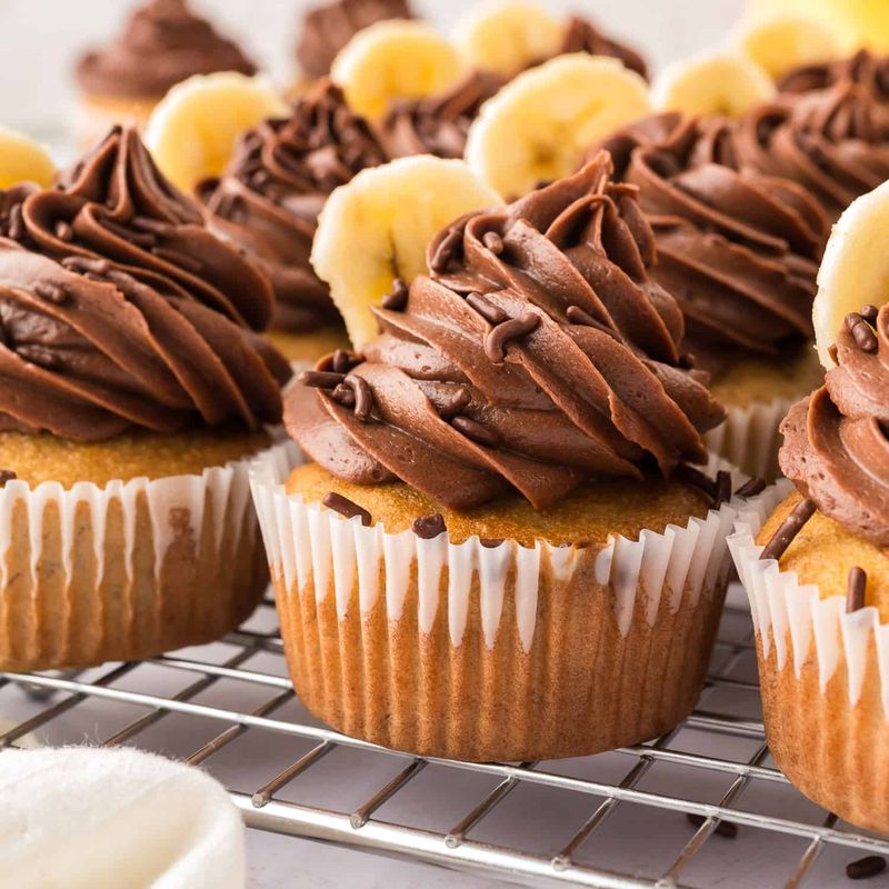 Chocolate Banana Cupcakes